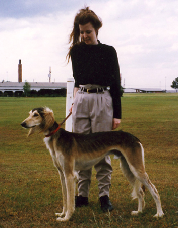 Stephanie with Uri in 1997